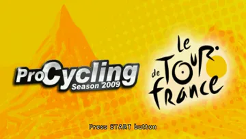 Pro Cycling Season 2009 - Le Tour de France (EU) screen shot title